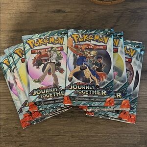 x8 Journey Together Pokemon TCG Booster Packs